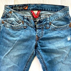 Lucky Brand - Laurel Meggie Jean Low-Rise Dungarees